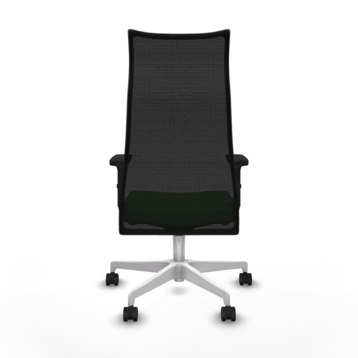 Albacete malla sincro malla negra bali verde brazos 2D base blanca ruedas 65 mm nailon