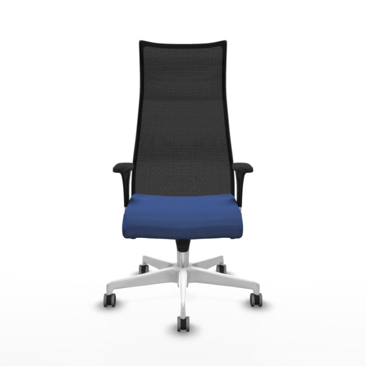 Albacete malla sincro malla negra bali azul marino brazos 1D base blanca ruedas 65mm engomadas