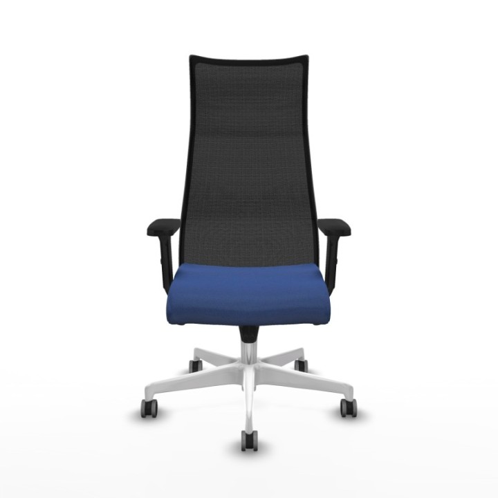 Albacete malla sincro malla negra bali azul marino brazos 2D base blanca ruedas 65mm engomadas