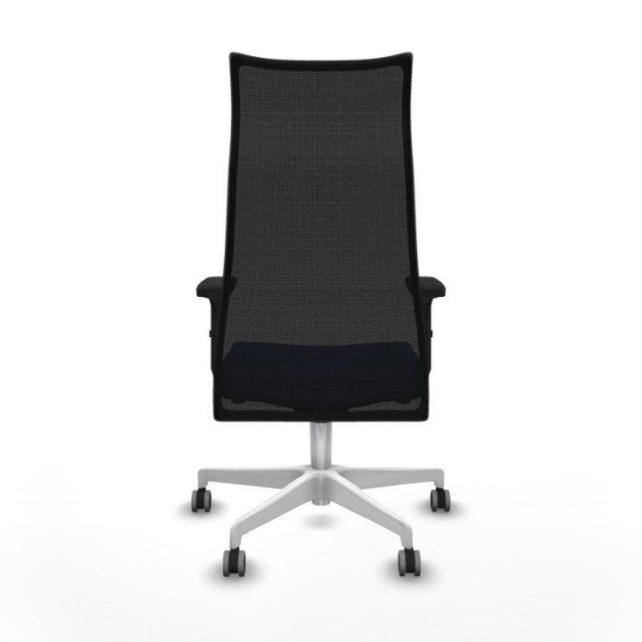 Albacete malla sincro malla negra bali azul marino brazos 2D base blanca ruedas 65mm engomadas