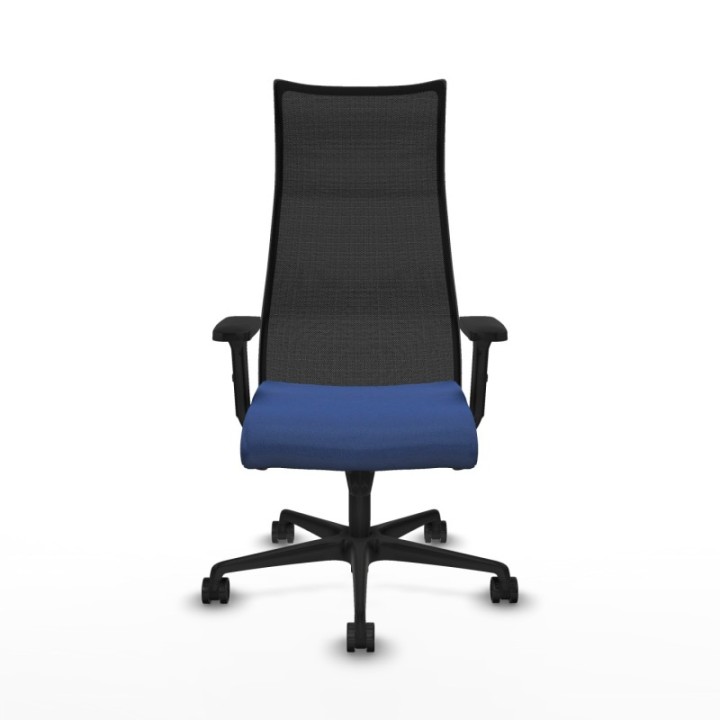 Albacete malla sincro malla negra bali azul marino brazos 2D base nailon ruedas 65 mm nailon