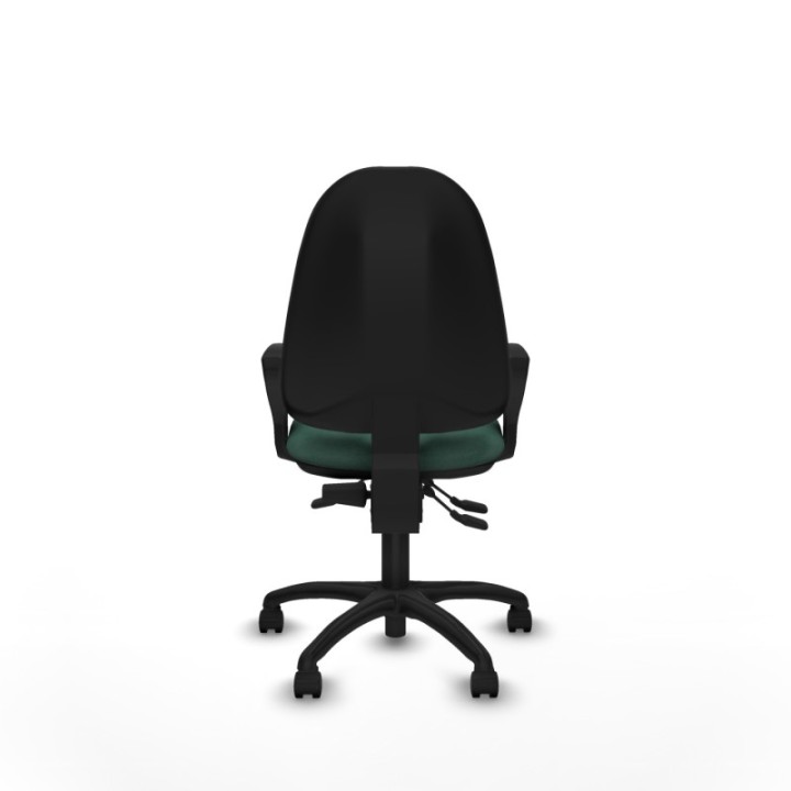 Algarra AS bali verde botella brazos fijos base poliamida ruedas nailon 50mm