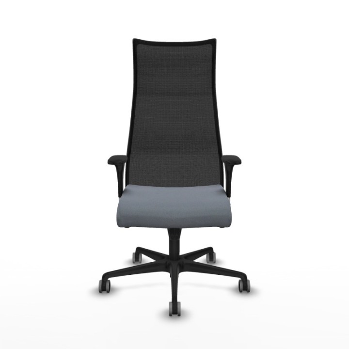 Albacete malla sincro malla negra bali gris brazos 1D base nailon ruedas 65mm engomadas