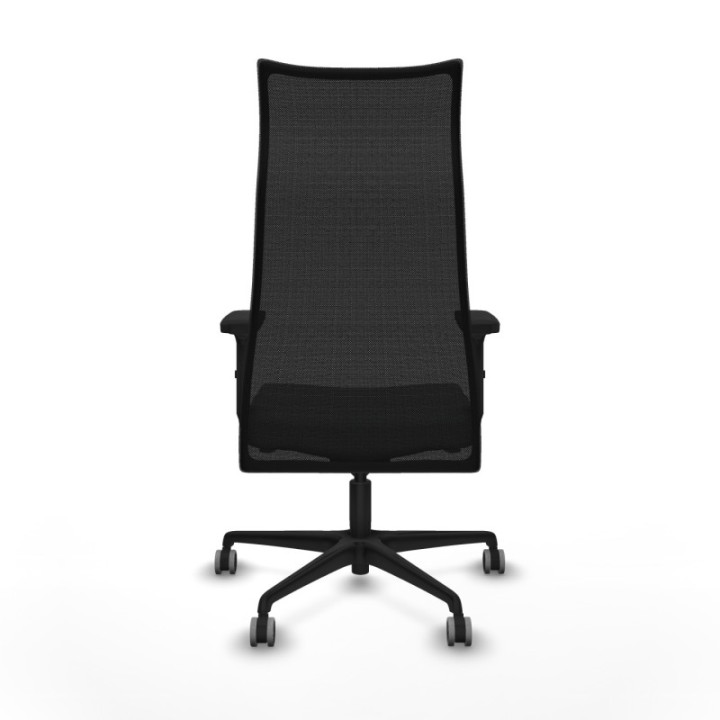 Albacete malla sincro malla negra bali gris brazos 2D base nailon ruedas 65mm engomadas