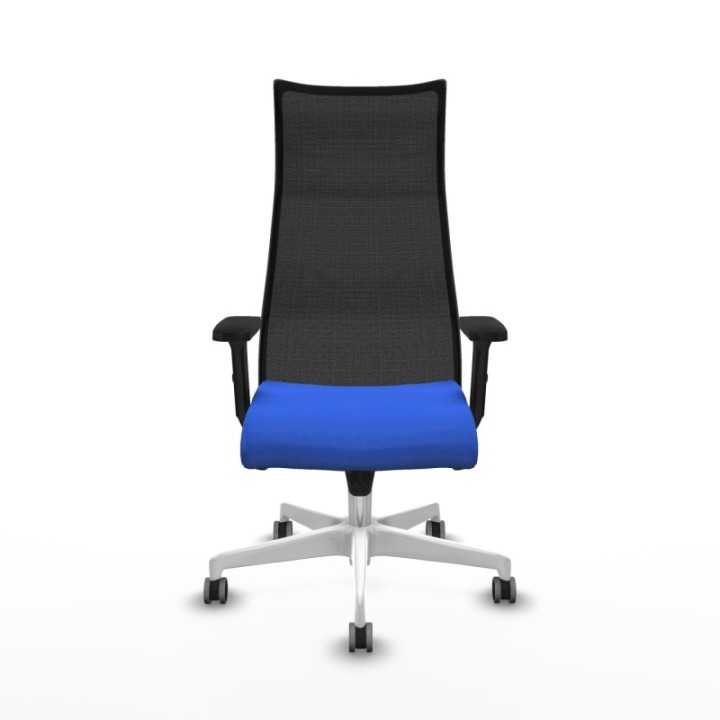 Albacete malla sincro malla negra bali azul brazos 2D base blanca ruedas 65mm engomadas