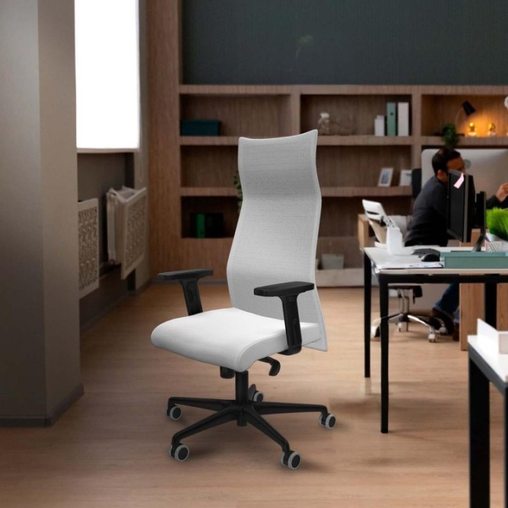 Albacete malla sincro malla negra bali azul brazos 2D base nailon ruedas 65mm engomadas