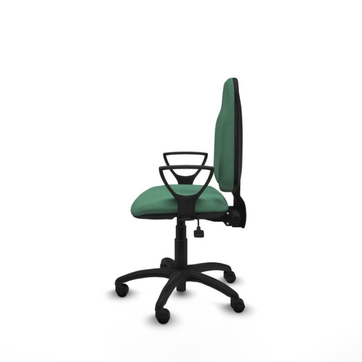 Algarra AS bali verde esmeralda brazos fijos base poliamida ruedas nailon 50mm