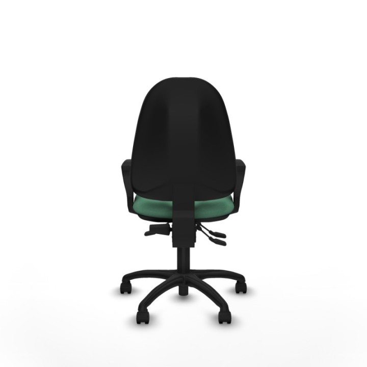 Algarra AS bali verde esmeralda brazos fijos base poliamida ruedas nailon 50mm