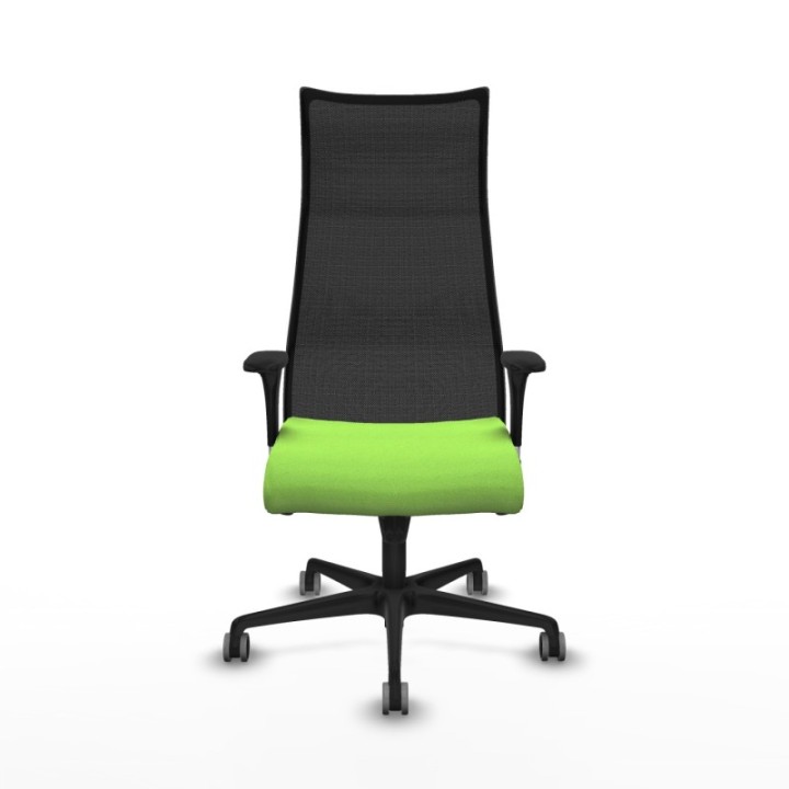 Albacete malla sincro malla negra bali pistacho brazos 1D base nailon ruedas 65mm engomadas