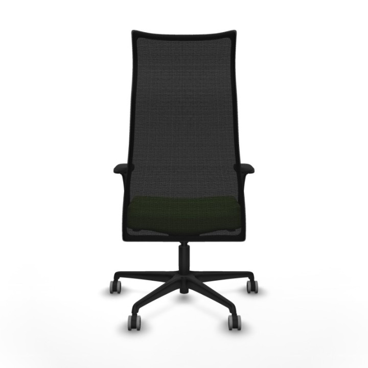 Albacete malla sincro malla negra bali pistacho brazos 1D base nailon ruedas 65mm engomadas