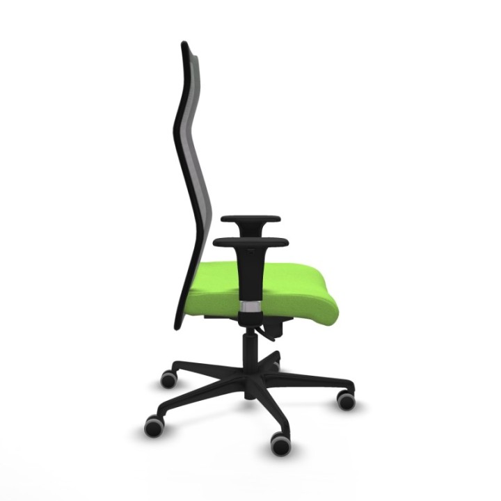 Albacete malla sincro malla negra bali pistacho brazos 1D base nailon ruedas 65mm engomadas