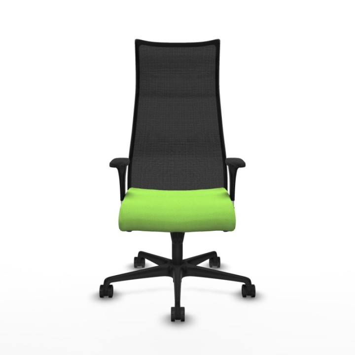 Albacete malla sincro malla negra bali pistacho brazos 1D base nailon ruedas 65 mm nailon