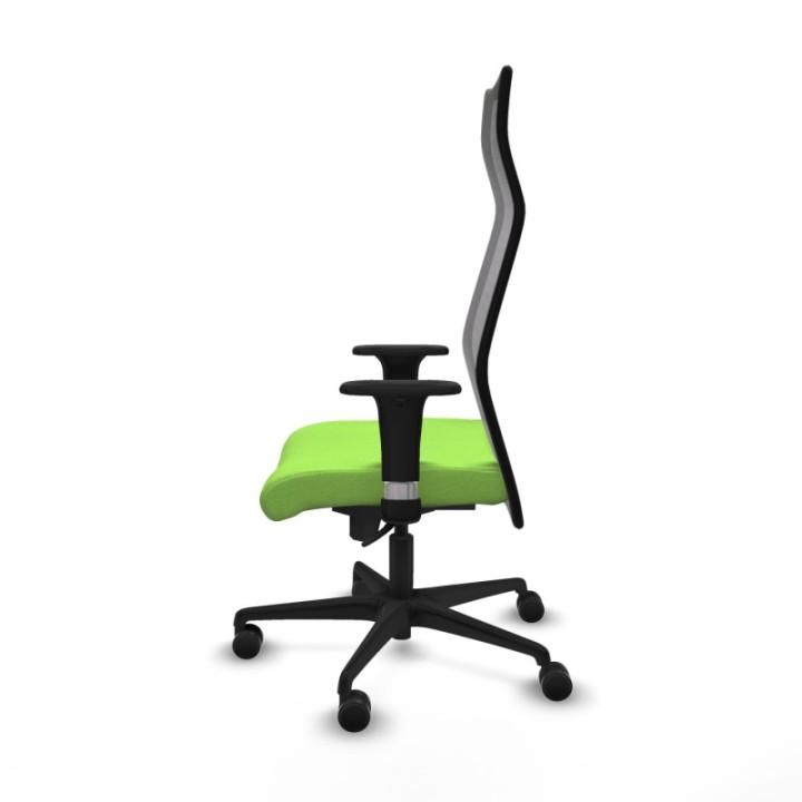 Albacete malla sincro malla negra bali pistacho brazos 1D base nailon ruedas 65 mm nailon