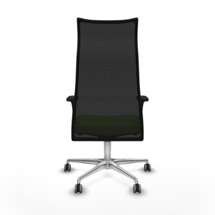 Albacete malla sincro malla negra bali pistacho brazos 1D base aluminio ruedas 65mm engomadas