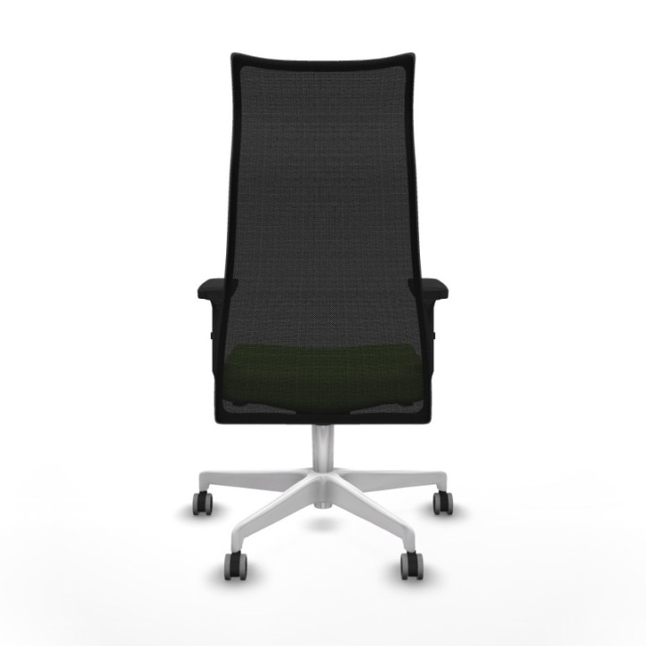 Albacete malla sincro malla negra bali pistacho brazos 2D base blanca ruedas 65mm engomadas