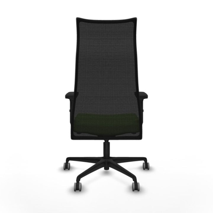 Albacete malla sincro malla negra bali pistacho brazos 2D base nailon ruedas 65mm engomadas