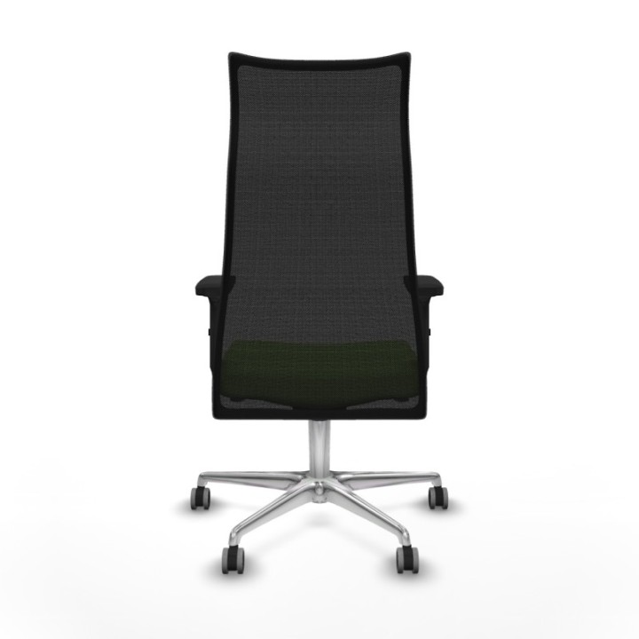 Albacete malla sincro malla negra bali pistacho brazos 2D base aluminio ruedas 65mm engomadas