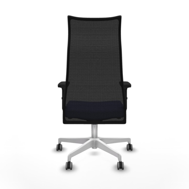 Albacete malla sincro malla negra bali azul claro brazos 2D base blanca ruedas 65mm engomadas