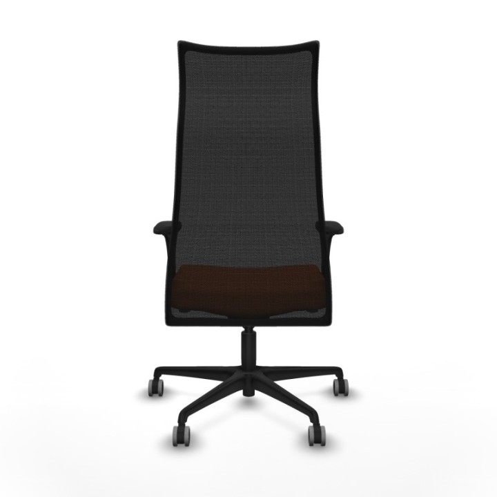 Albacete malla sincro malla negra bali naranja brazos 1D base nailon ruedas 65mm engomadas