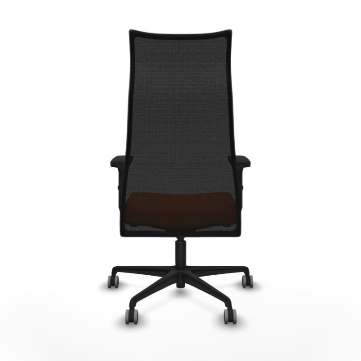 Albacete malla sincro malla negra bali naranja brazos 2D base nailon ruedas 65mm engomadas