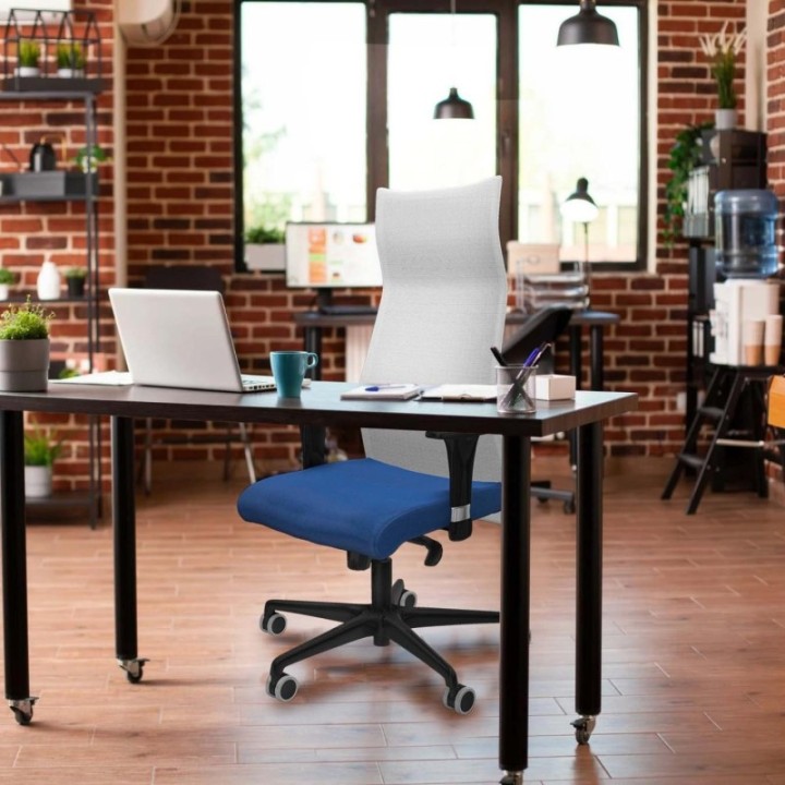 Albacete malla sincro malla negra bali rojo brazos 1D base nailon ruedas 65mm engomadas