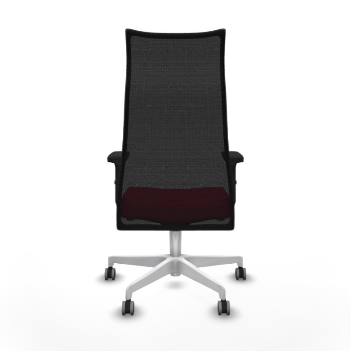 Albacete malla sincro malla negra bali rojo brazos 2D base blanca ruedas 65mm engomadas