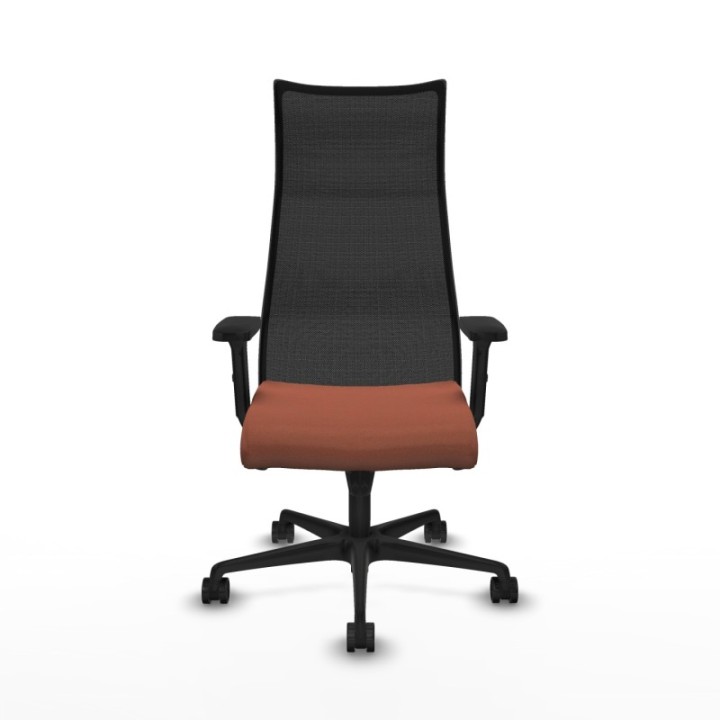 Albacete malla sincro malla negra bali marrón brazos 2D base nailon ruedas 65 mm nailon