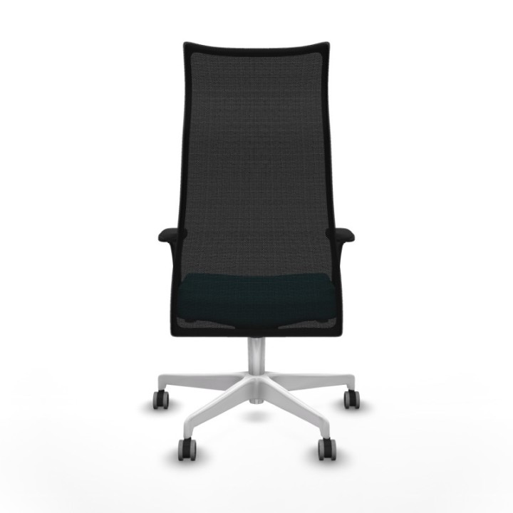 Albacete malla sincro malla negra bali turquesa brazos 1D base blanca ruedas 65mm engomadas