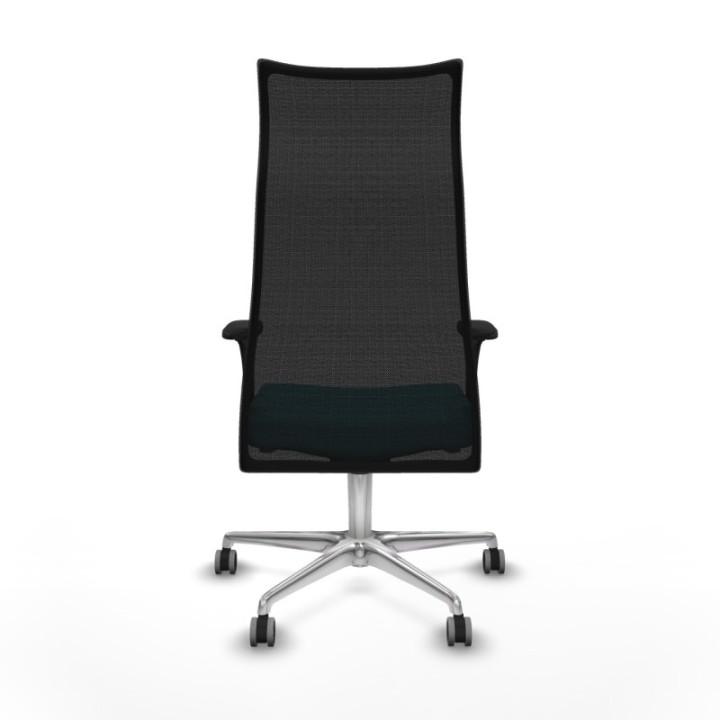 Albacete malla sincro malla negra bali turquesa brazos 1D base aluminio ruedas 65mm engomadas