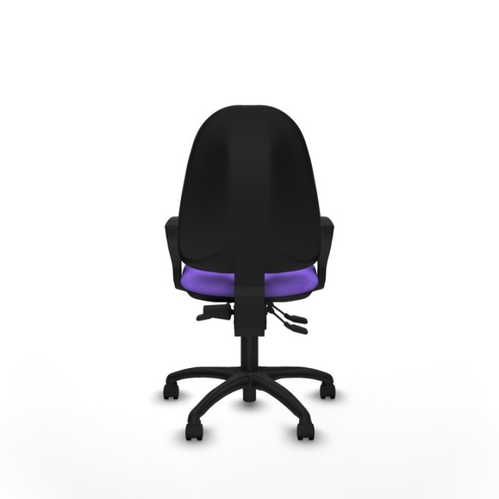 Algarra AS bali lila brazos fijos base poliamida ruedas nailon 50mm