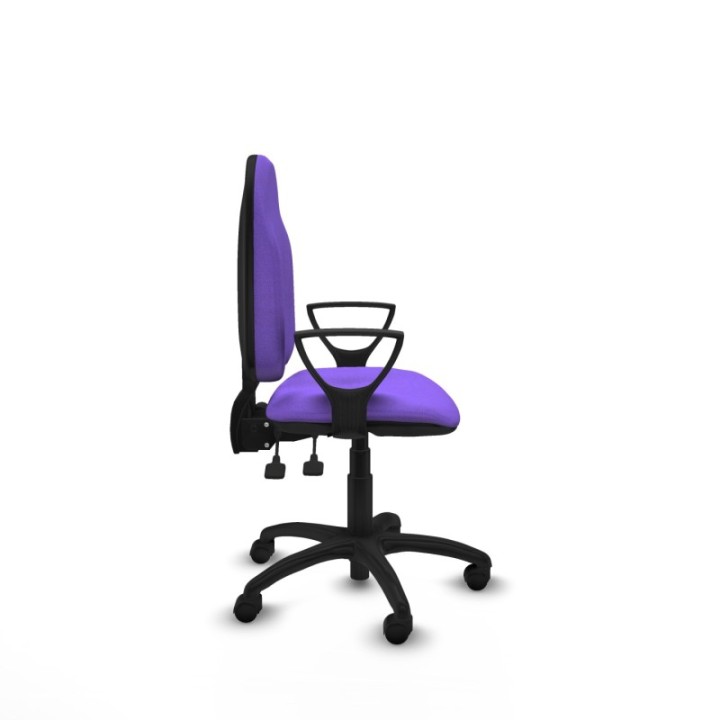 Algarra AS bali lila brazos fijos base poliamida ruedas nailon 50mm