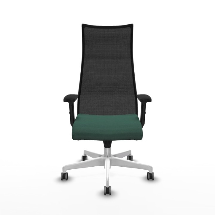 Albacete malla sincro malla negra bali verde botella brazos 2D base blanca ruedas 65mm engomadas