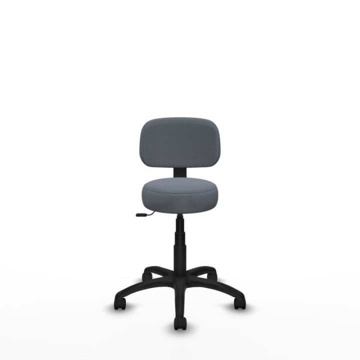 Silla Llanos giratorio bali gris base poliamida 600 ruedas nailon 50