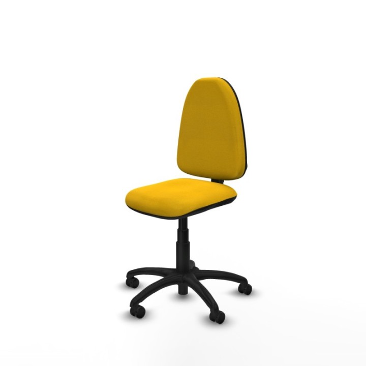 Aýna CP bali amarillo sin brazos base poliamida ruedas engomadas 50mm