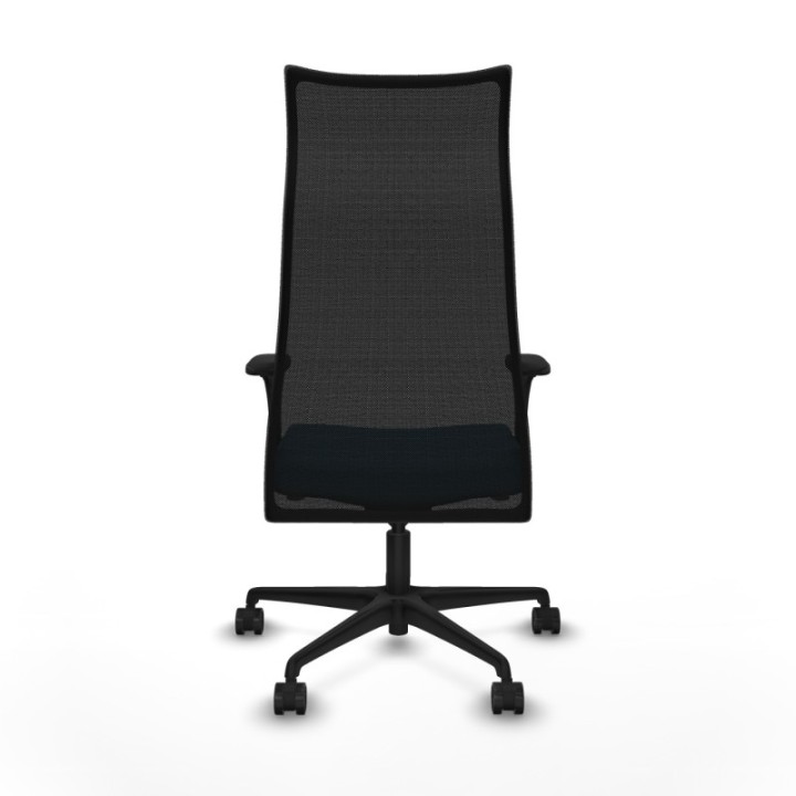 Albacete malla sincro malla negra bali verde petroleo brazos 1D base nailon ruedas 65 mm nailon