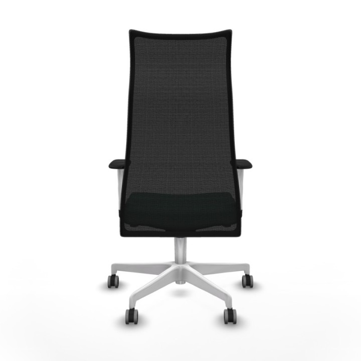 Albacete malla sincro malla negra bali verde esmeralda brazos blancos base blanca ruedas 65mm engomadas