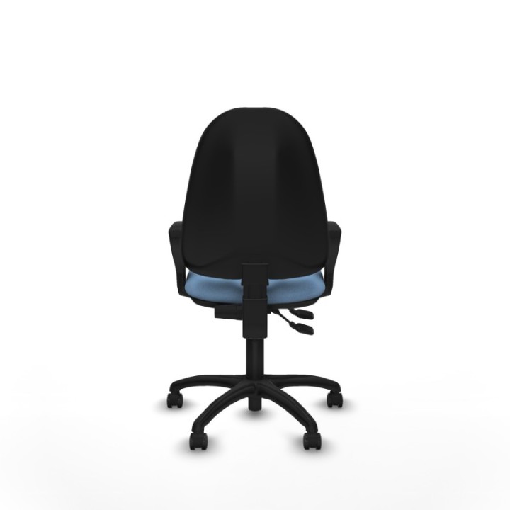 Algarra CPDM bali azul cielo brazos fijos base poliamida ruedas autofrenantes 50mm