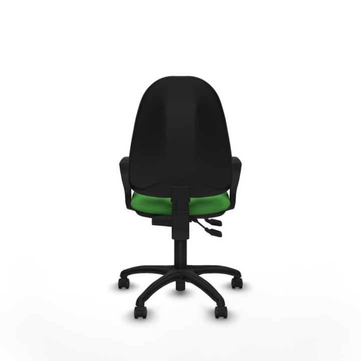 Algarra CPDM bali verde brazos fijos base poliamida ruedas autofrenantes 50mm