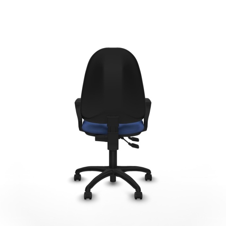 Algarra CPDM bali azul marino brazos fijos base poliamida ruedas autofrenantes 50mm