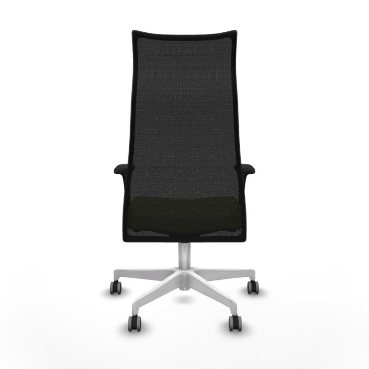 Albacete malla sincro malla negra bali verde oliva brazos 1D base blanca ruedas 65mm engomadas