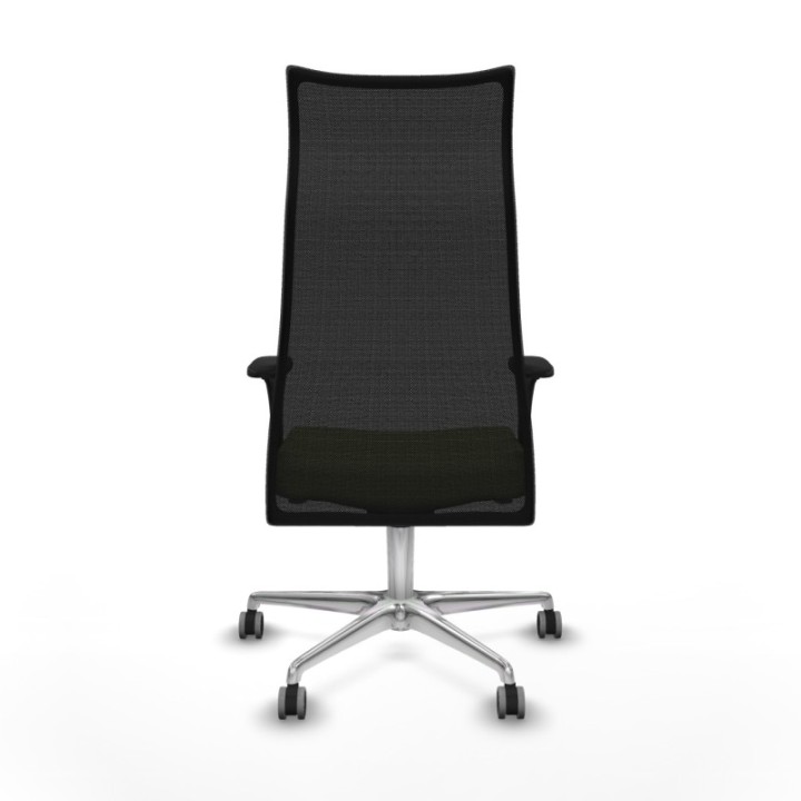 Albacete malla sincro malla negra bali verde oliva brazos 1D base aluminio ruedas 65mm engomadas