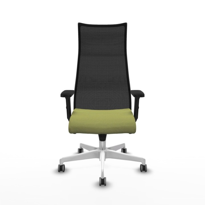 Albacete malla sincro malla negra bali verde oliva brazos 2D base blanca ruedas 65mm engomadas