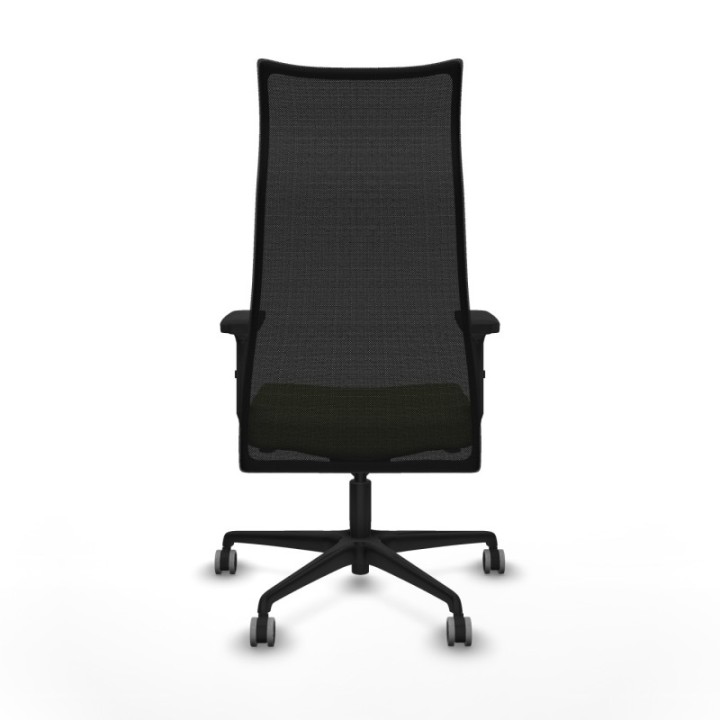 Albacete malla sincro malla negra bali verde oliva brazos 2D base nailon ruedas 65mm engomadas