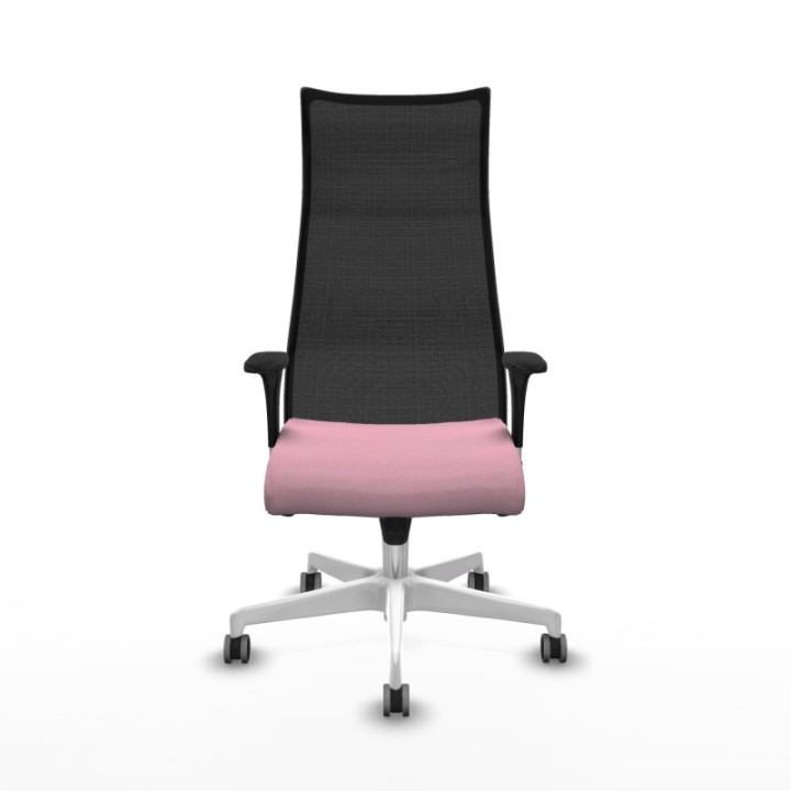 Albacete malla sincro malla negra bali rosa brazos 1D base blanca ruedas 65mm engomadas