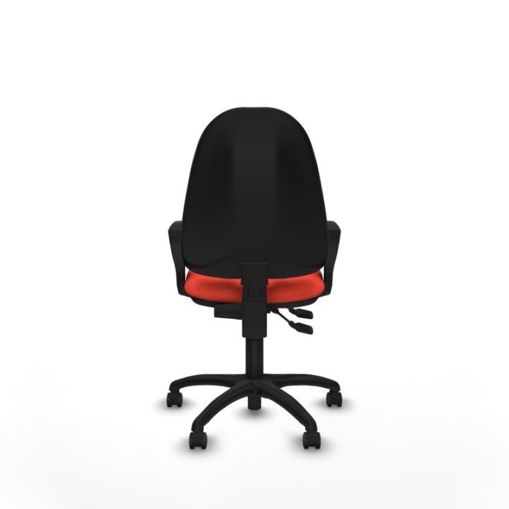 Algarra CPDM bali naranja oscuro brazos fijos base poliamida ruedas autofrenantes 50mm