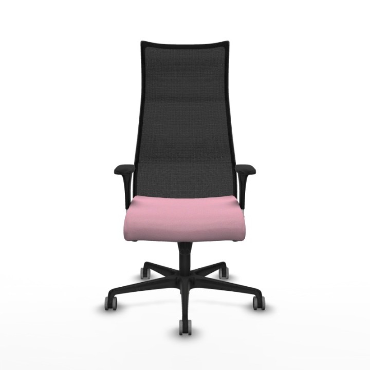 Albacete malla sincro malla negra bali rosa brazos 1D base nailon ruedas 65mm engomadas