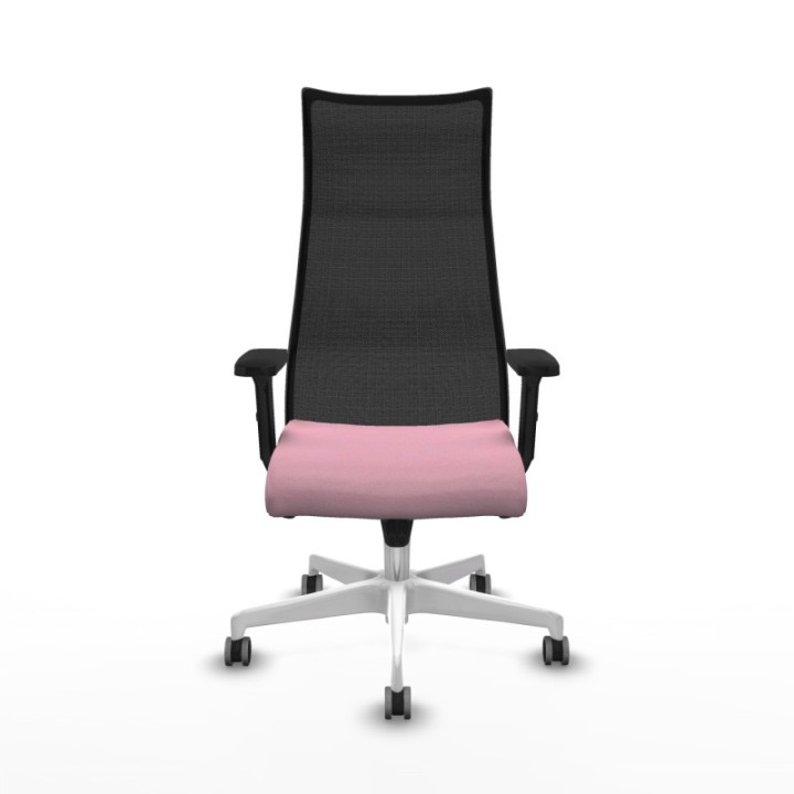 Albacete malla sincro malla negra bali rosa brazos 2D base blanca ruedas 65mm engomadas