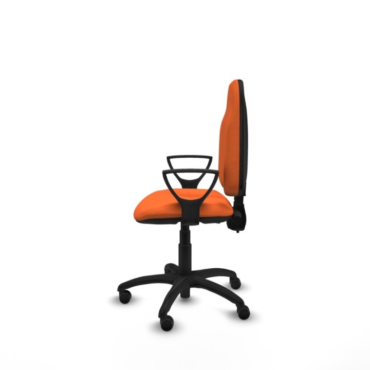 Algarra CPDM bali naranja brazos fijos base poliamida ruedas autofrenantes 50mm