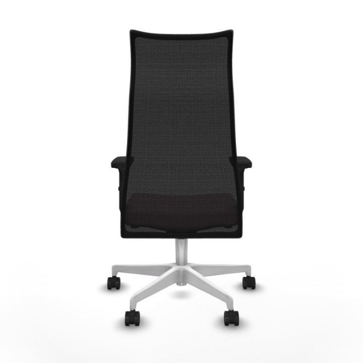 Albacete malla sincro malla negra bali rosa brazos 2D base blanca ruedas 65 mm nailon