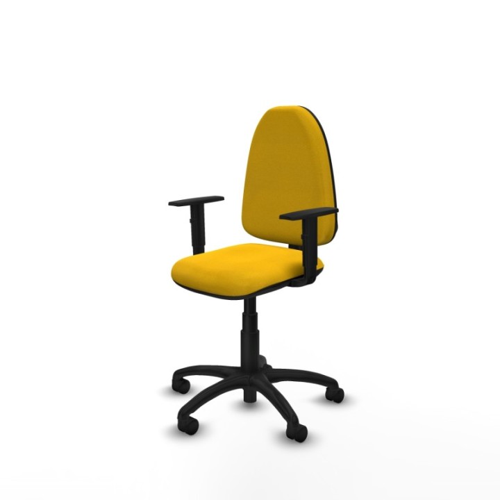 Aýna CP bali amarillo brazos 1D base poliamida ruedas nailon 50mm